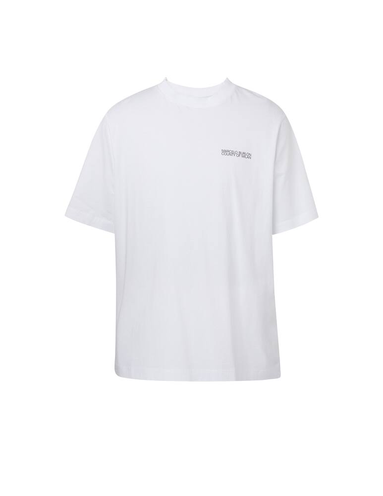 rinascente Marcelo Burlon Tempera cross over t-shirt 