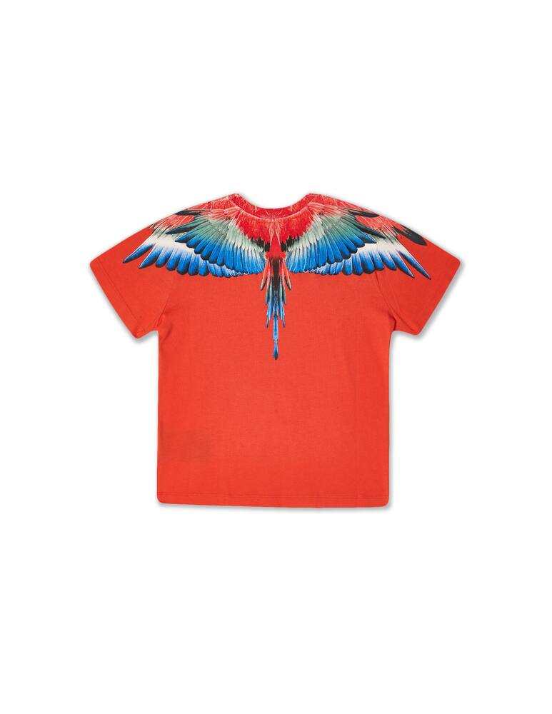 rinascente Marcelo Burlon Maglietta manica corta multi wing - Rosso