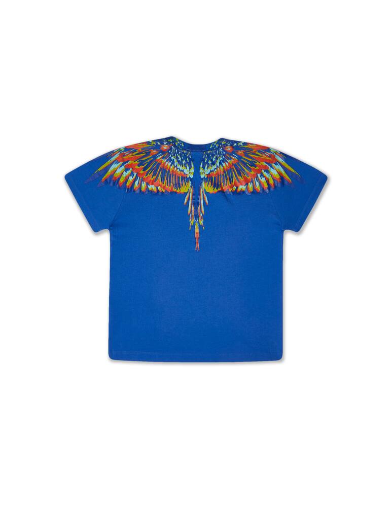 rinascente Marcelo Burlon Maglietta manica corta tempera wing - Blu