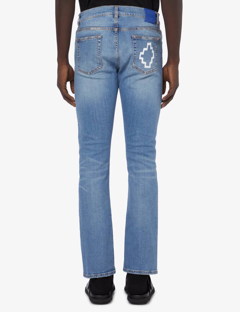 rinascente Marcelo Burlon Tempera cross slim fit denim 