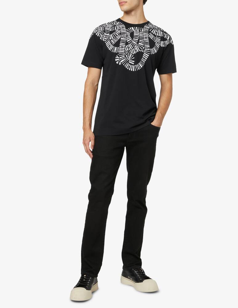 Marcelo Burlon Maglietta snake wings regular - Nero - immagine 2 Marcelo Burlon Maglietta snake wings regular - Nero - immagine 2