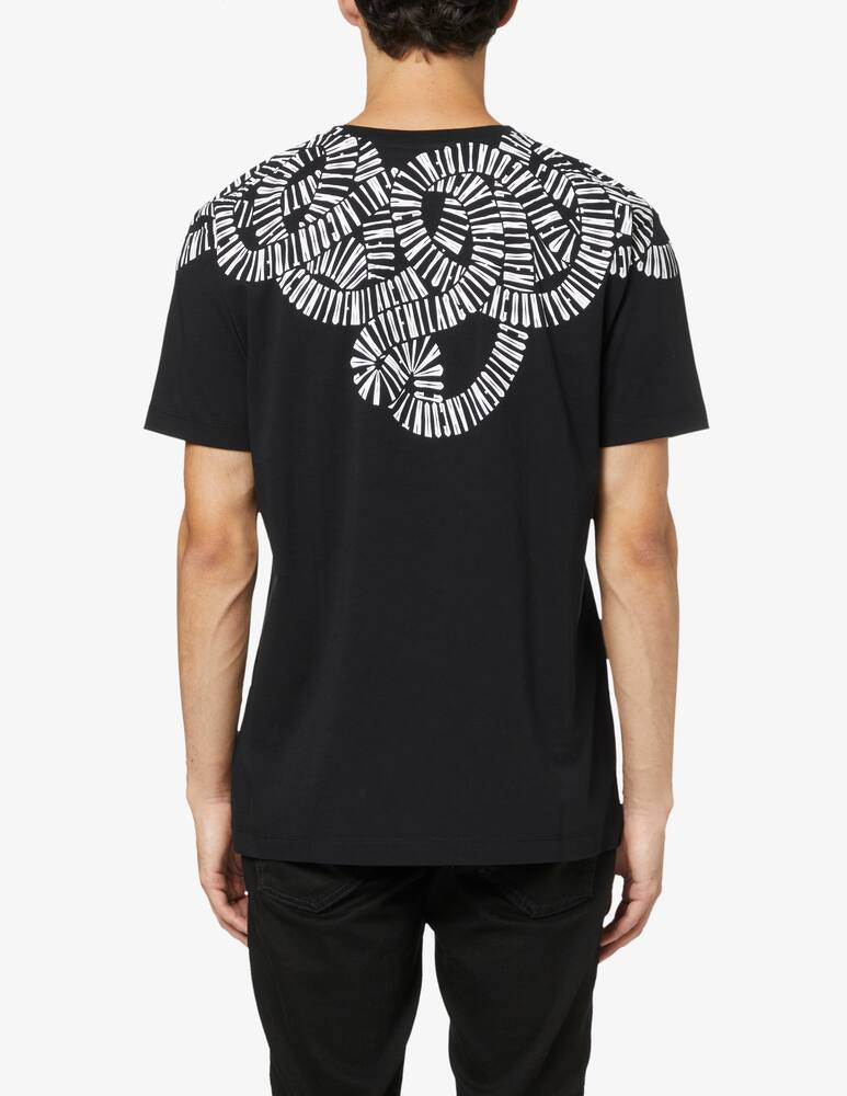 Marcelo Burlon Maglietta snake wings regular - Nero - immagine 3 Marcelo Burlon Maglietta snake wings regular - Nero - immagine 3