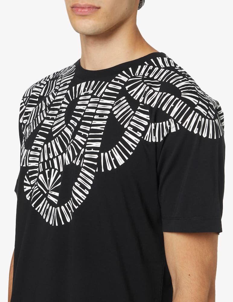 rinascente Marcelo Burlon Snake wings regular t-shirt - Black