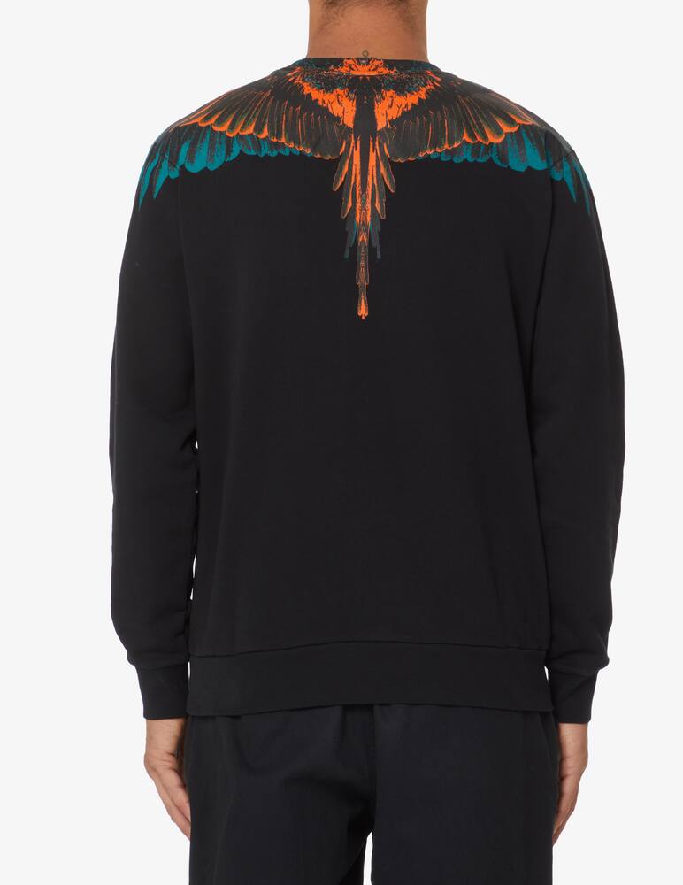 rinascente Marcelo Burlon Felpa regular girocollo icon wings 