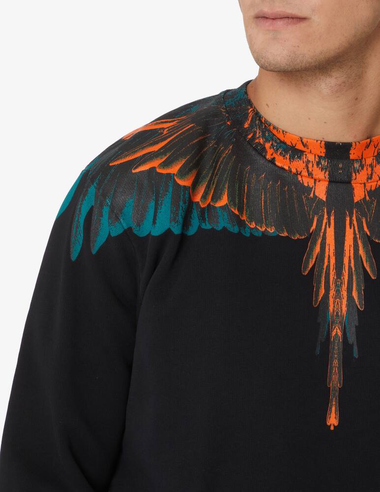 rinascente Marcelo Burlon Felpa regular girocollo icon wings 