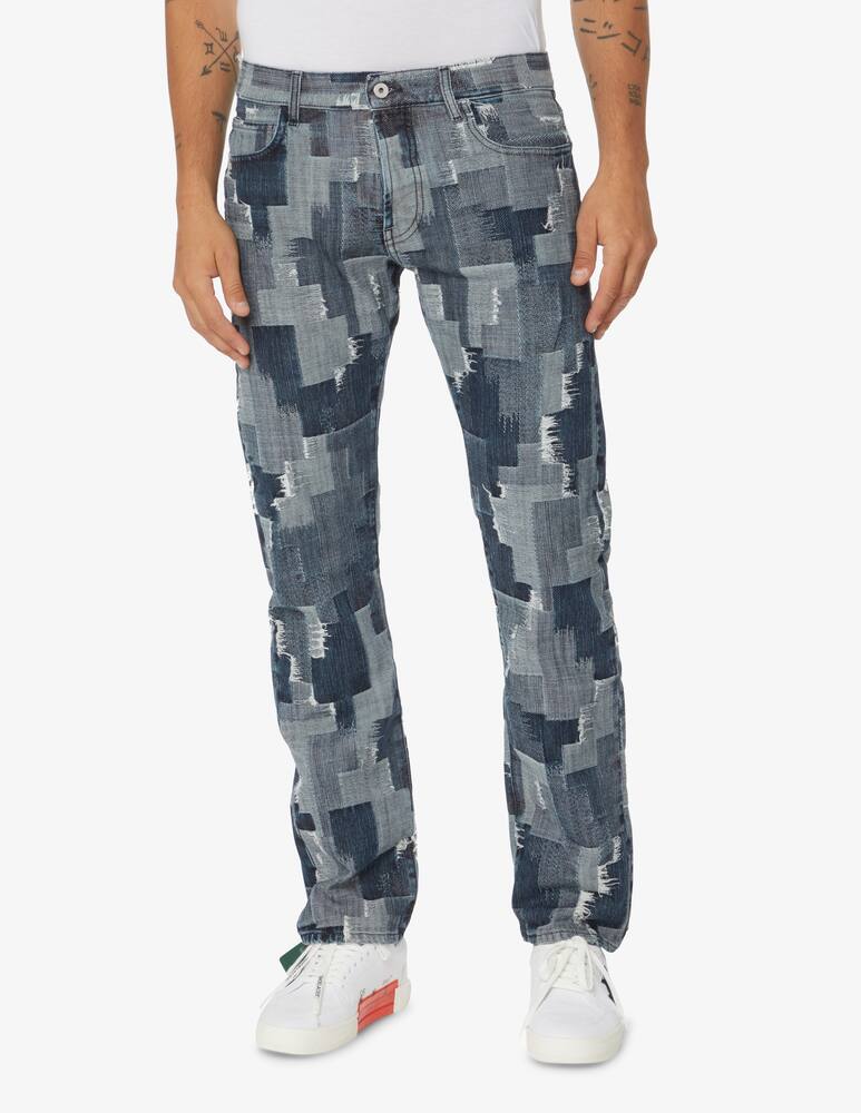 rinascente Marcelo Burlon Jeans regular allover cross - Blu