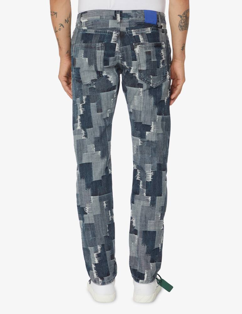 rinascente Marcelo Burlon Jeans regular allover cross - Blu