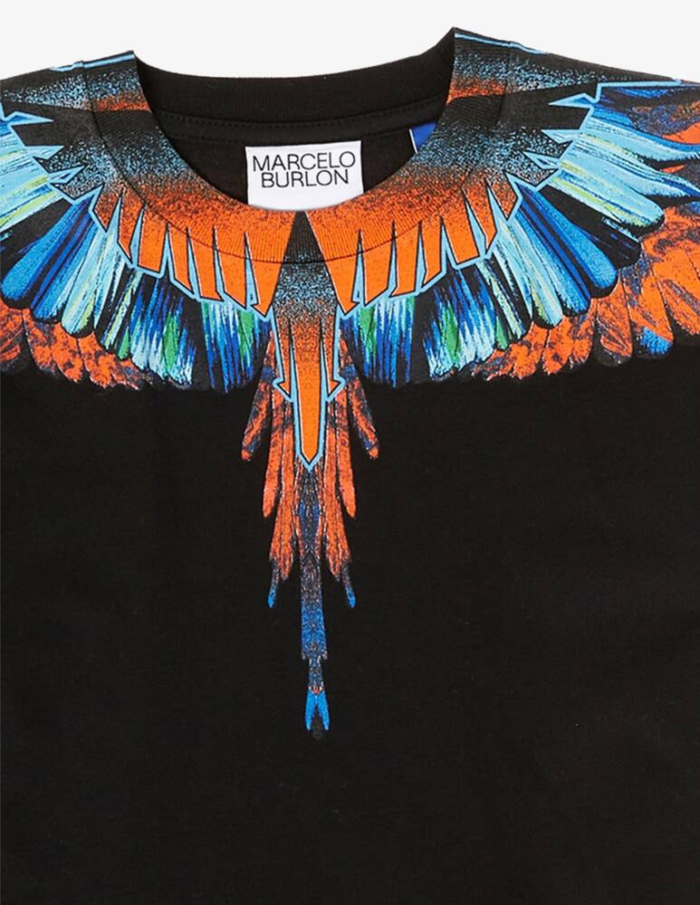 rinascente Marcelo Burlon T-shirt in cotone travel wings - Nero