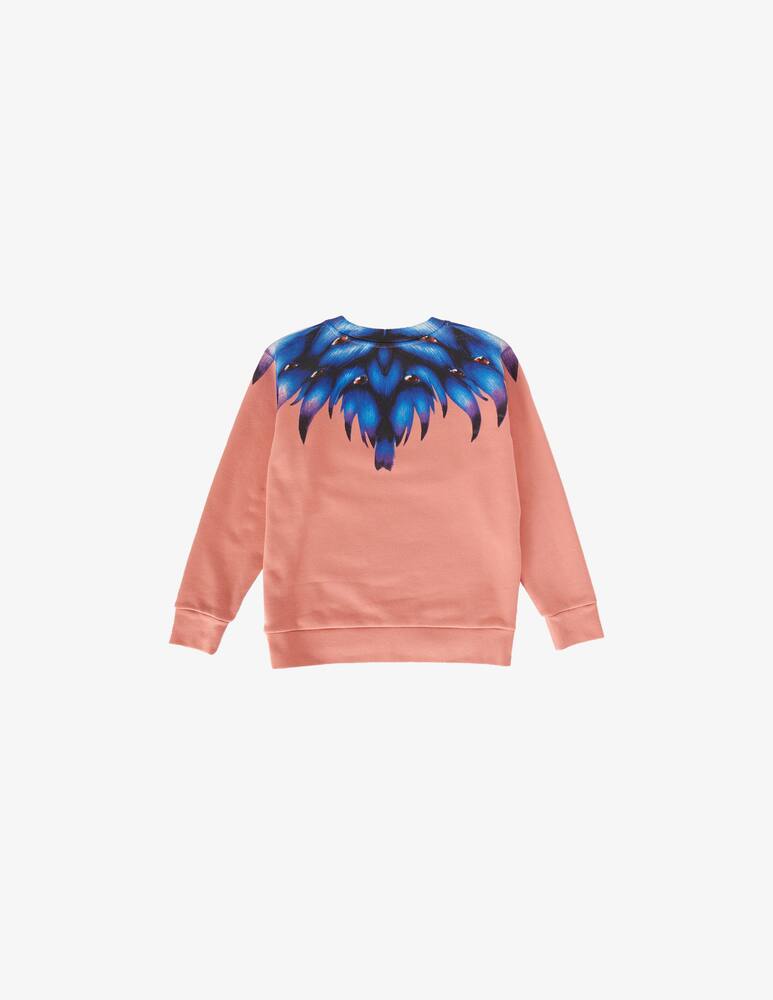 rinascente Marcelo Burlon Felpa in cotone blue monster - Multicolor