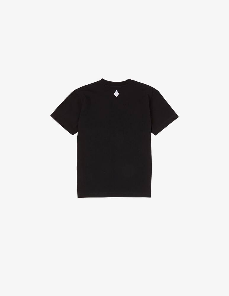 rinascente Marcelo Burlon T-shirt in cotone collar feathers - Nero