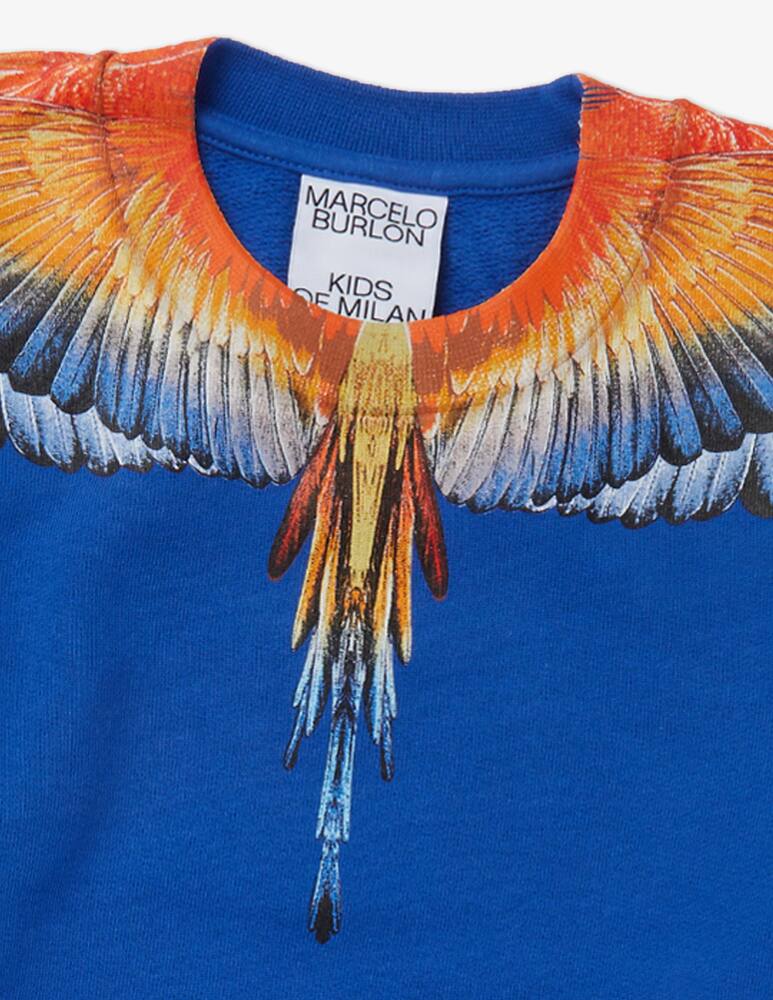 rinascente Marcelo Burlon Icon wings cotton sweatshirt - Multi