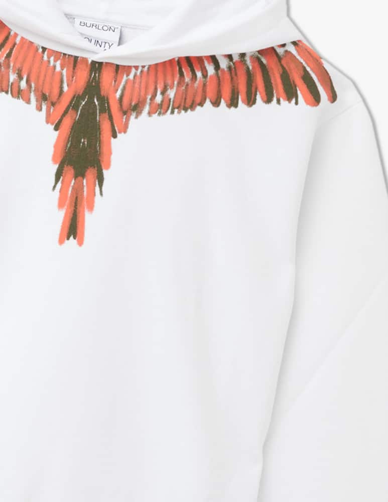 rinascente Marcelo Burlon Felpa con cappuccio in cotone