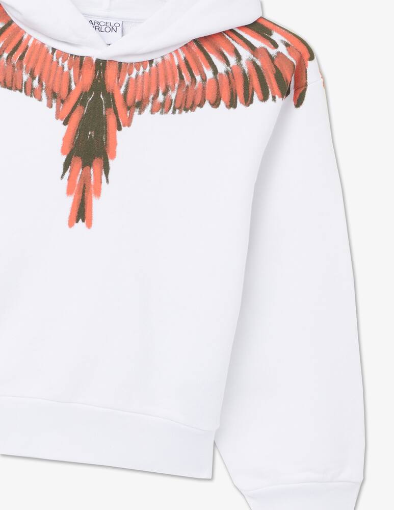 rinascente Marcelo Burlon Felpa con cappuccio in cotone