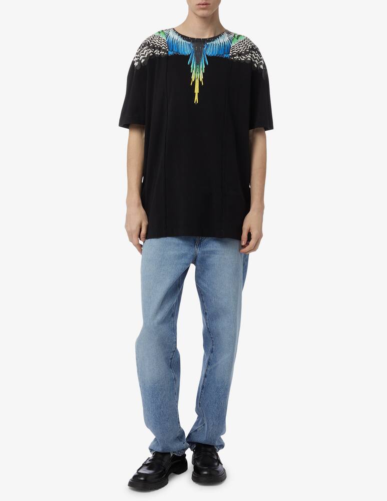 rinascente Marcelo Burlon Maglietta manica corta patchwork 