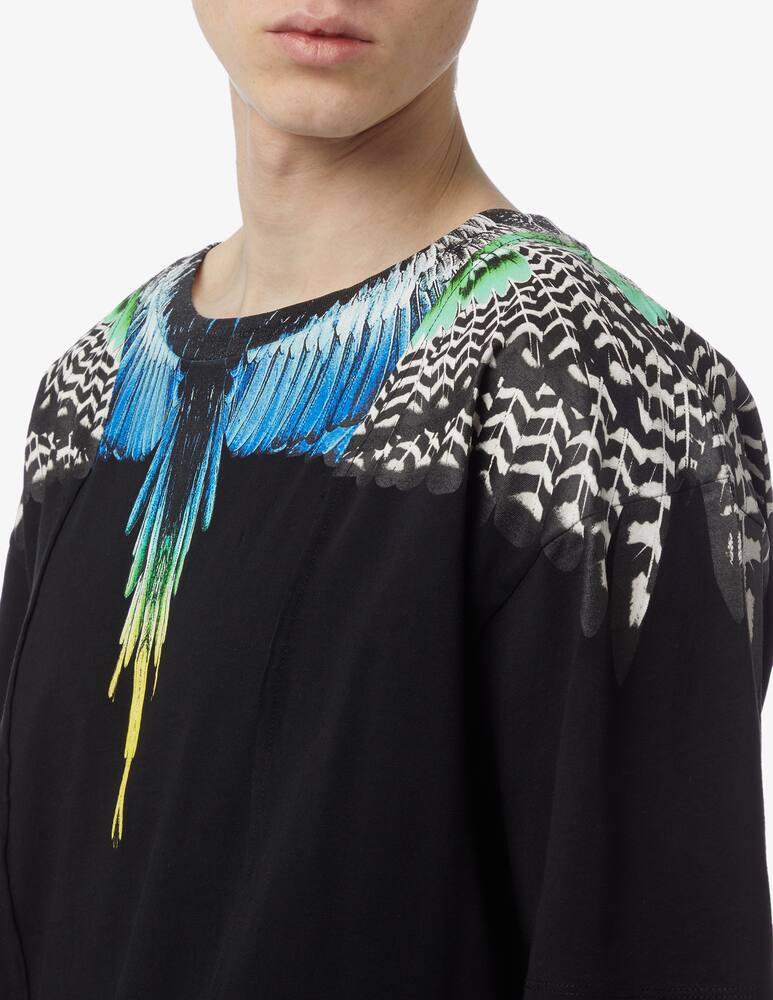 rinascente Marcelo Burlon Maglietta manica corta patchwork 