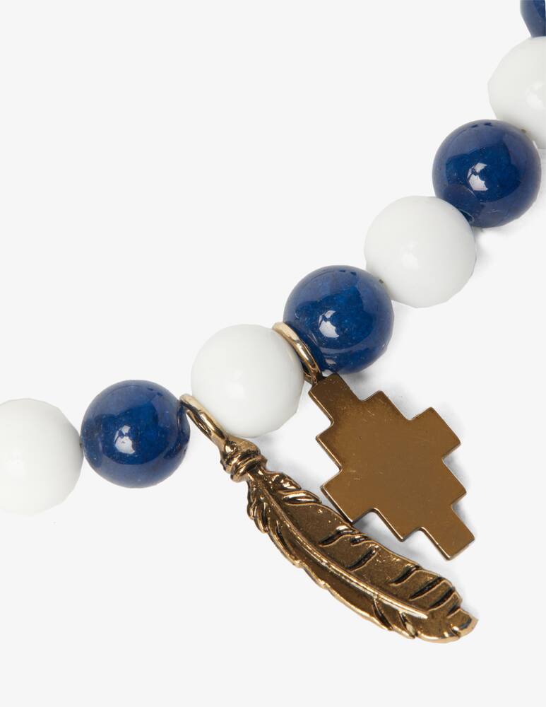 rinascente Marcelo Burlon Collana blue gold charmed 