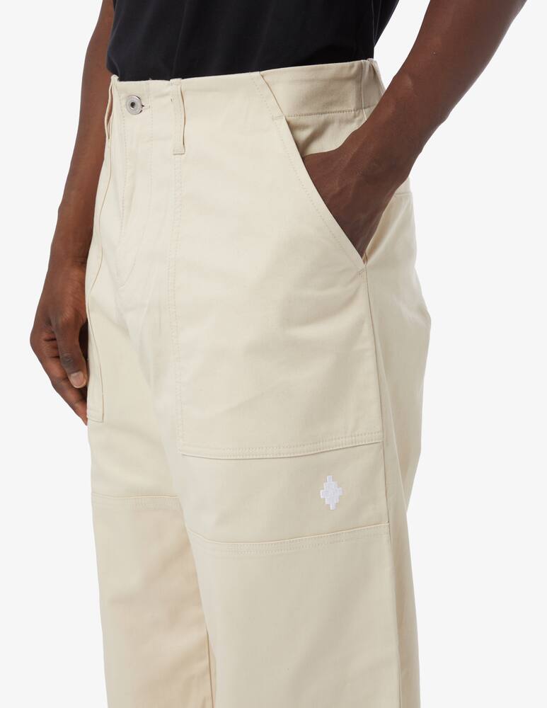 rinascente Marcelo Burlon Pantaloni gamba dritta cross 