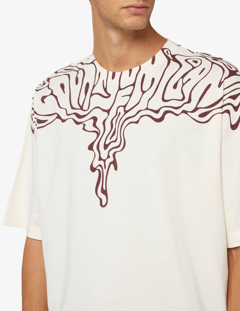 rinascente Marcelo Burlon Fluid wings over fit t-shirt