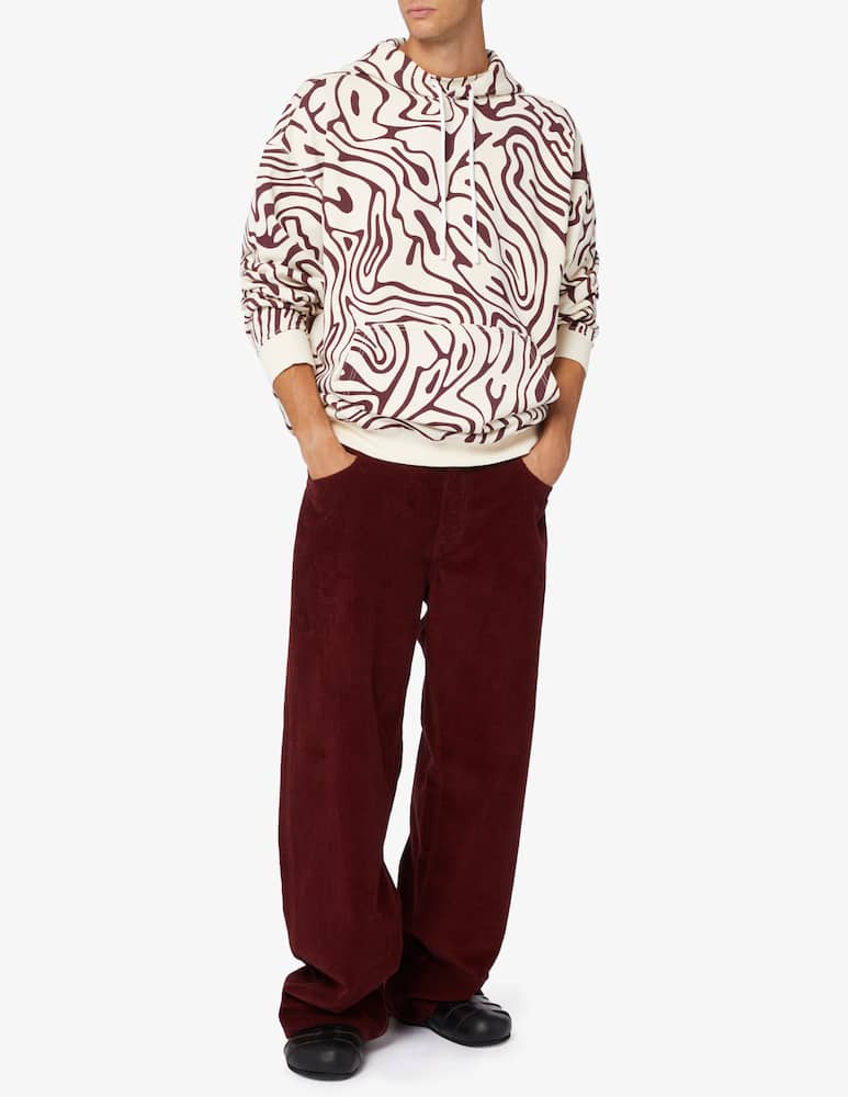 rinascente Marcelo Burlon Felpa con cappuccio fluid comfort