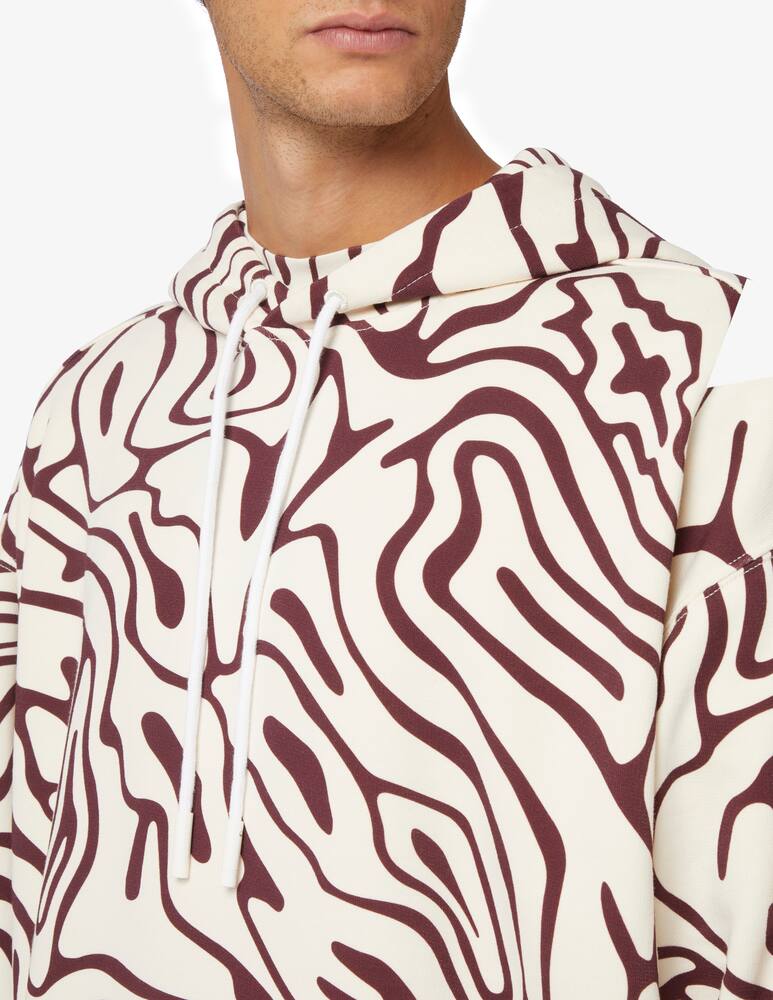 rinascente Marcelo Burlon Felpa con cappuccio fluid comfort