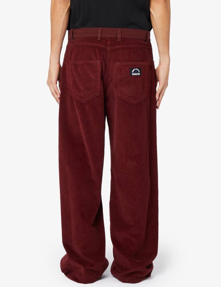 rinascente Marcelo Burlon County label corduroy pants