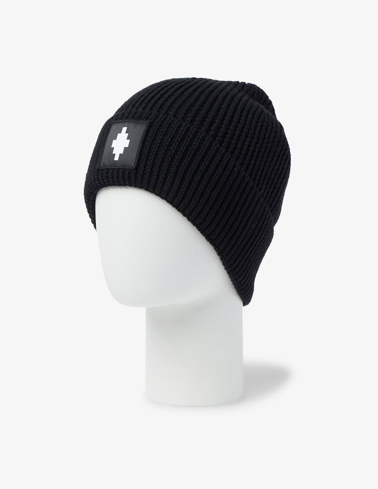 Marcelo Burlon Cross patch cappello beanie - immagine 1