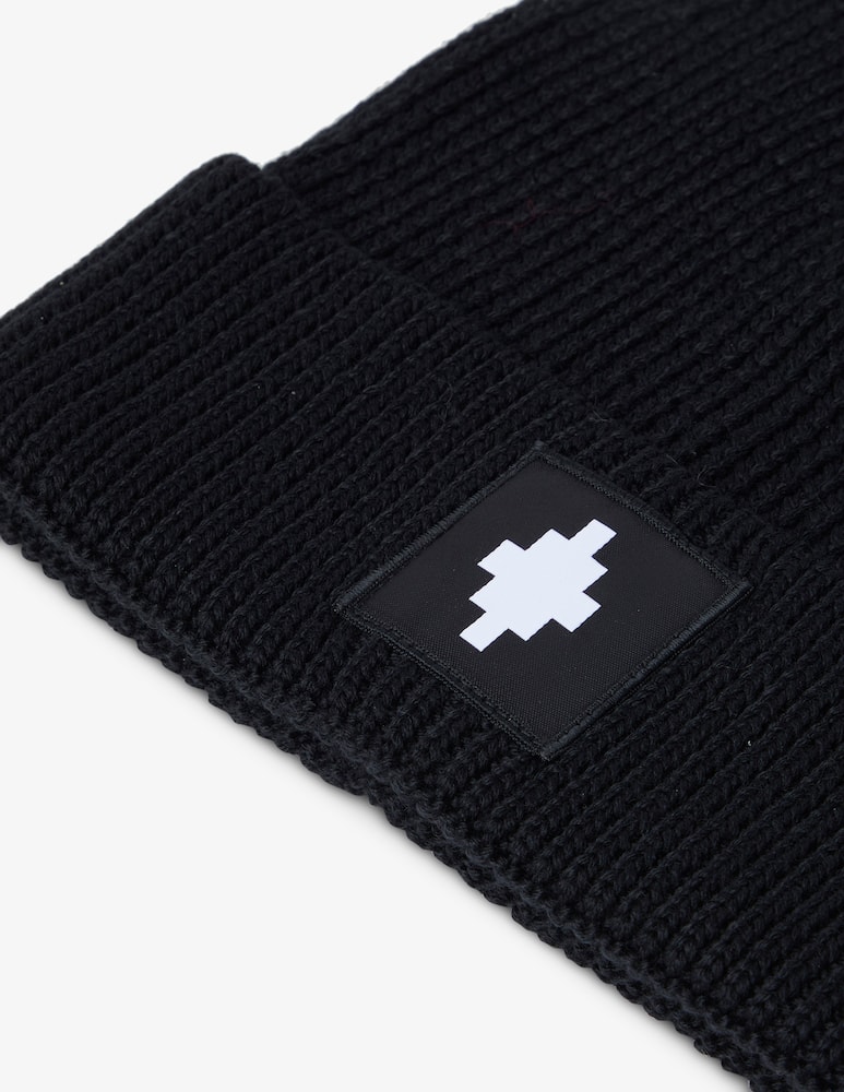 Marcelo Burlon Cross patch cappello beanie - immagine 4