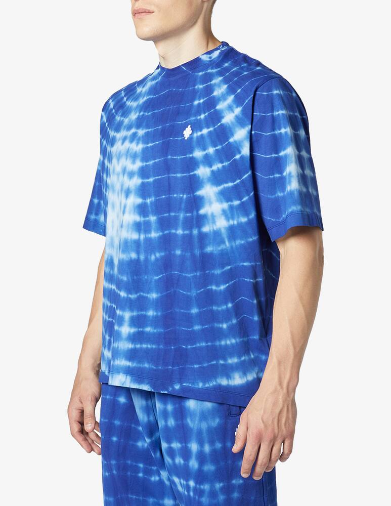 rinascente Marcelo Burlon Maglietta soundwaves blue