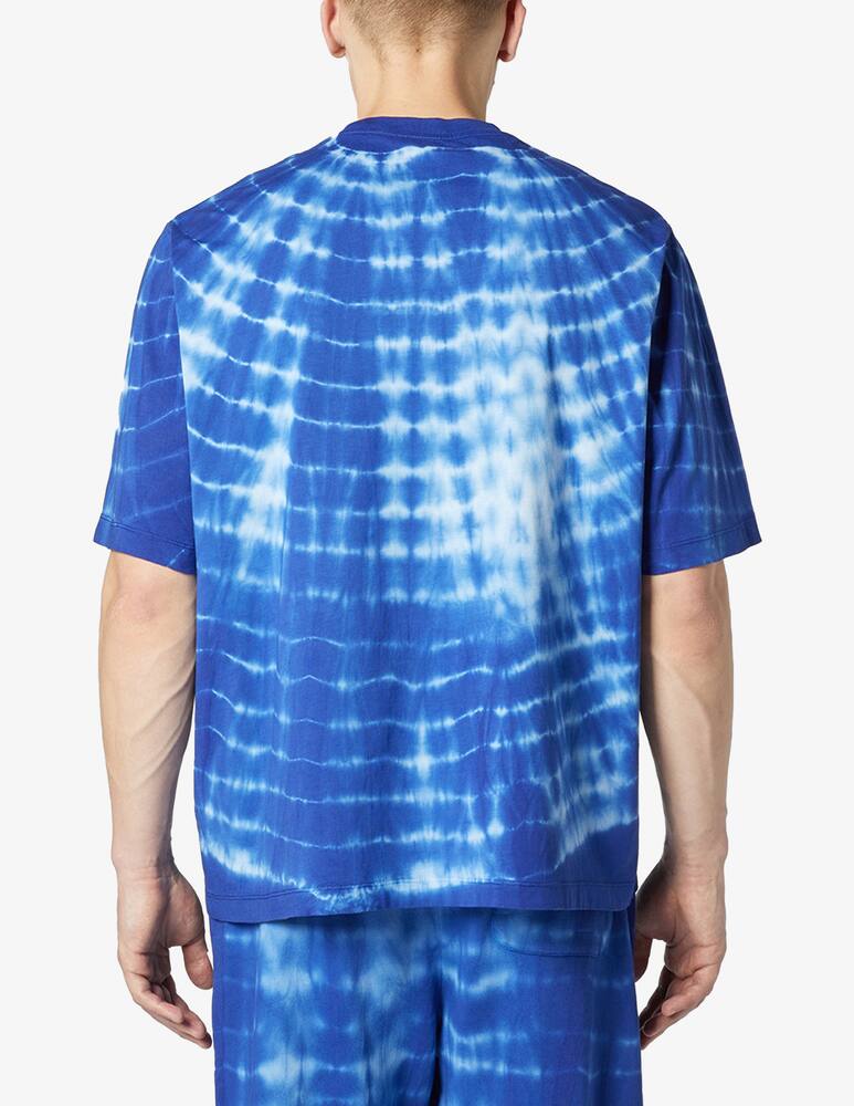 rinascente Marcelo Burlon Maglietta soundwaves blue