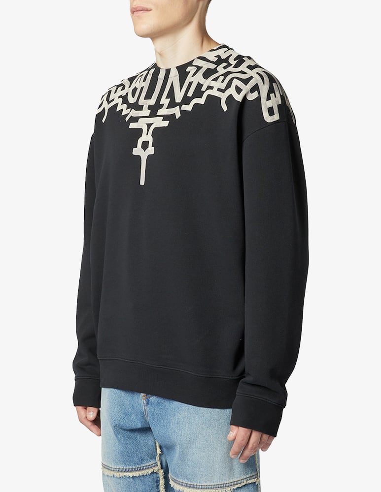 rinascente Marcelo Burlon Crewneck graffiti wings