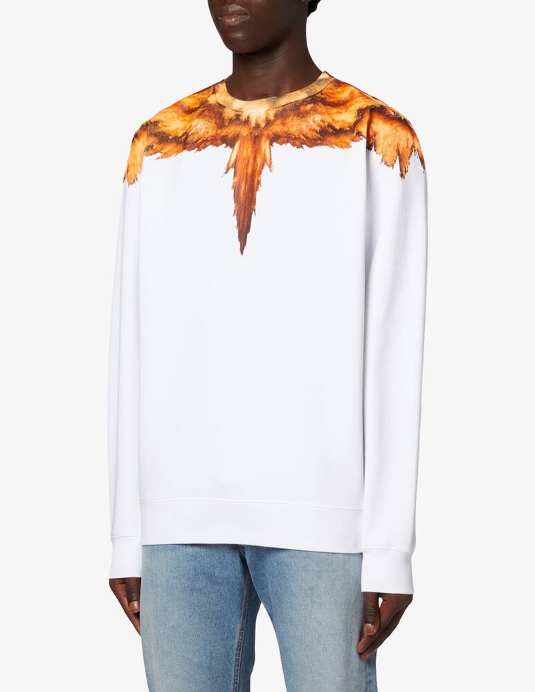 rinascente Marcelo Burlon Wings crewneck jumper