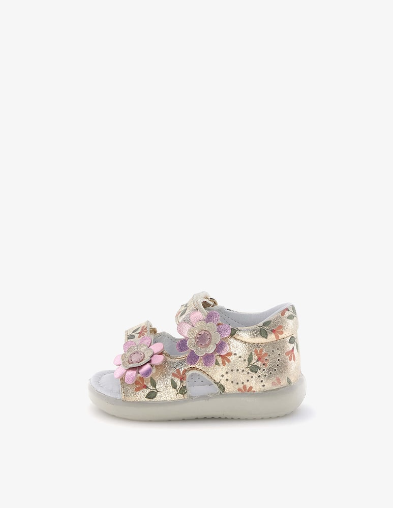 rinascente Falcotto Floral sandal with 3d flowers