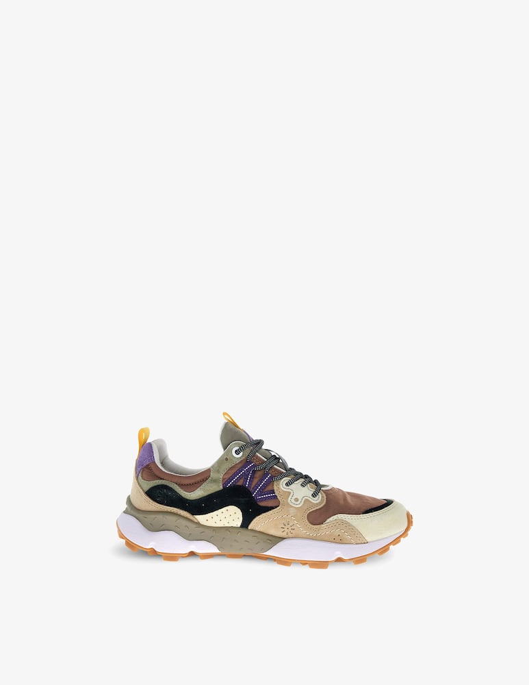 rinascente Flower Mountain Sneakers in suede e nylon Yamano 3