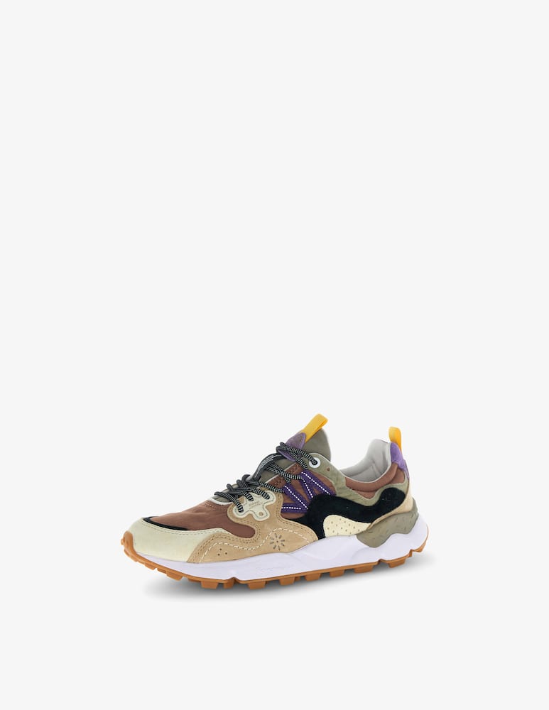 rinascente Flower Mountain Sneakers in suede e nylon Yamano 3
