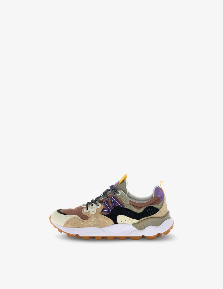 rinascente Flower Mountain Sneakers in suede e nylon Yamano 3