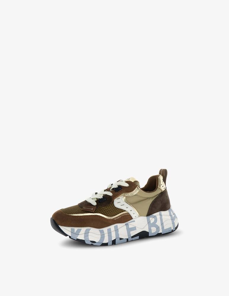 rinascente Voile Blanche Sneakers Club 105 suede mesh
