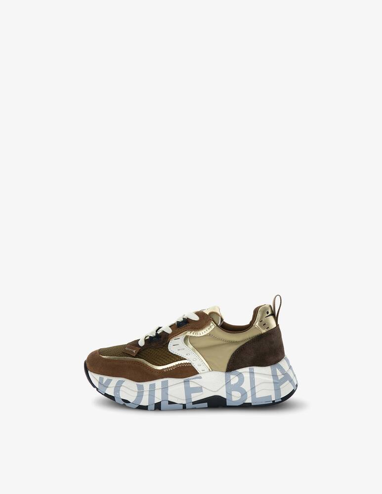 rinascente Voile Blanche Sneakers Club 105 suede mesh