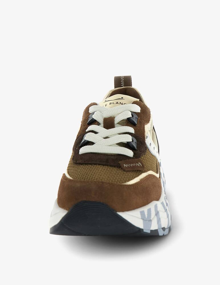 rinascente Voile Blanche Sneakers Club 105 suede mesh