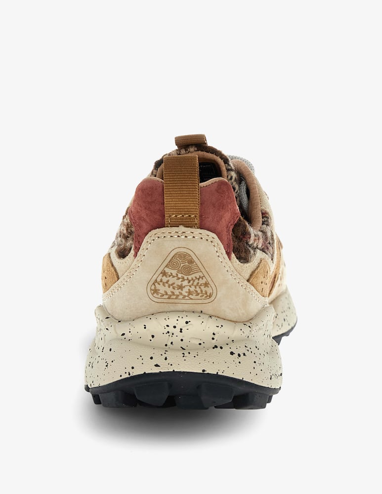 rinascente Flower Mountain Yamano 3 suede check sneakers