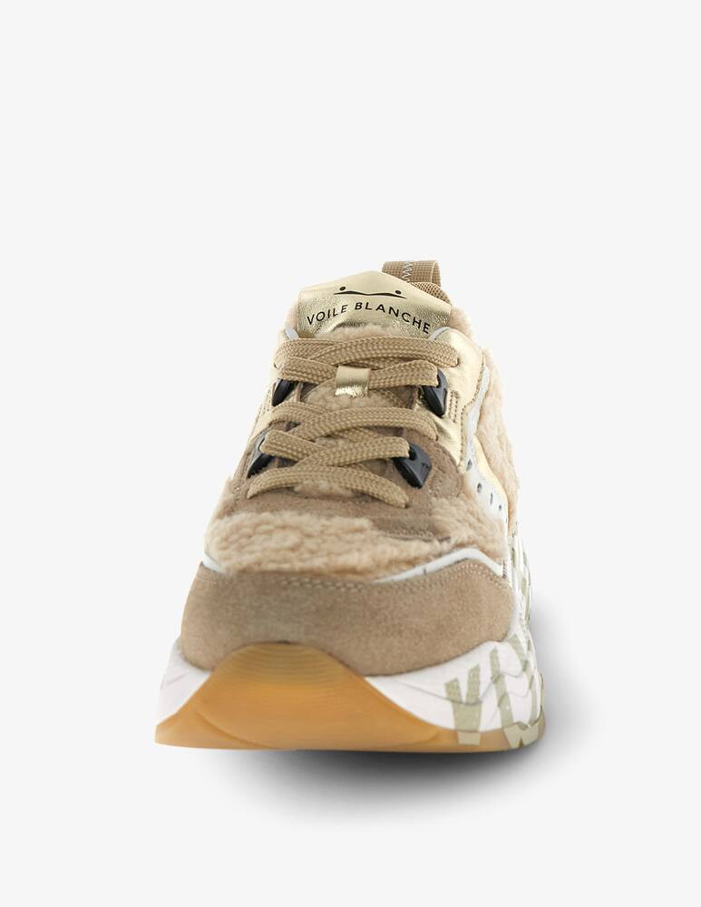 rinascente Voile Blanche Club 105 teddy fur sneakers