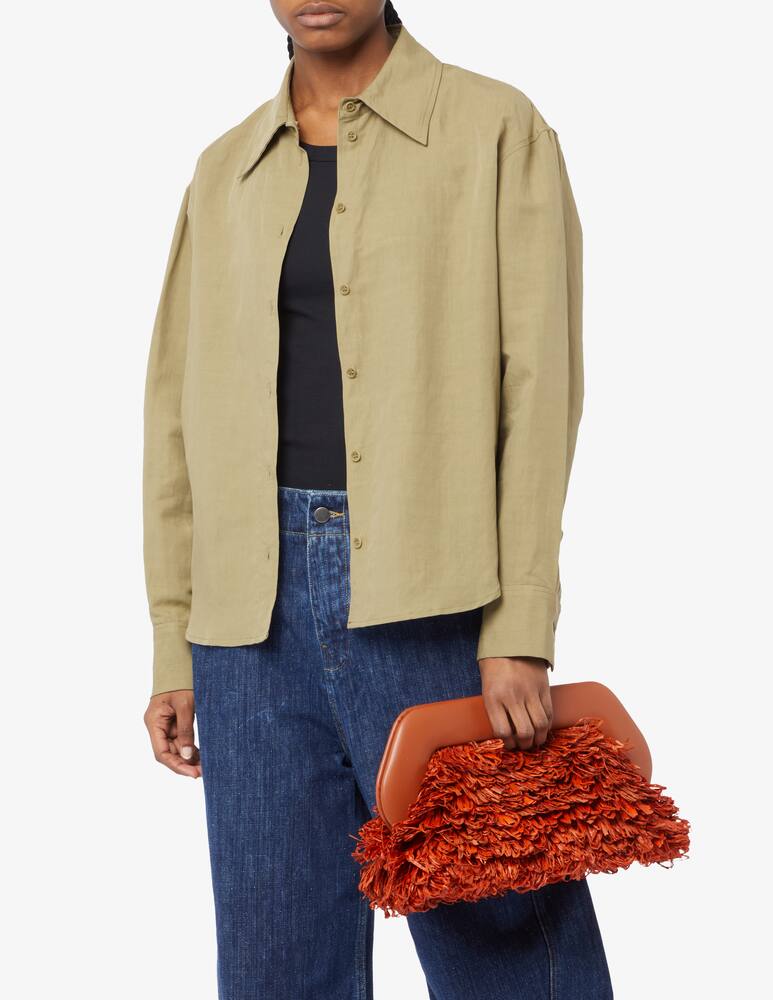 rinascente THEMOIRè Bios curly straw Sierra bag