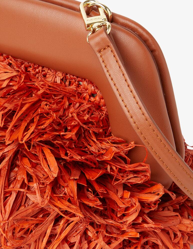 rinascente THEMOIRè Gea Curly Straw bag