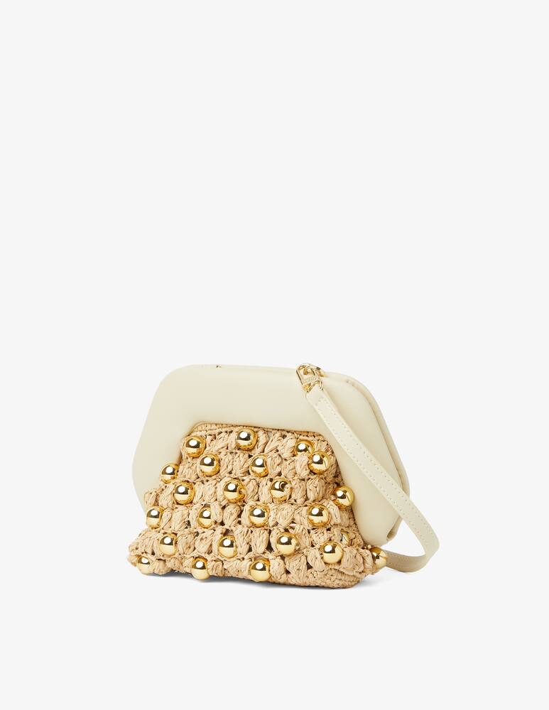 rinascente THEMOIRè Gea Straw Beads bag