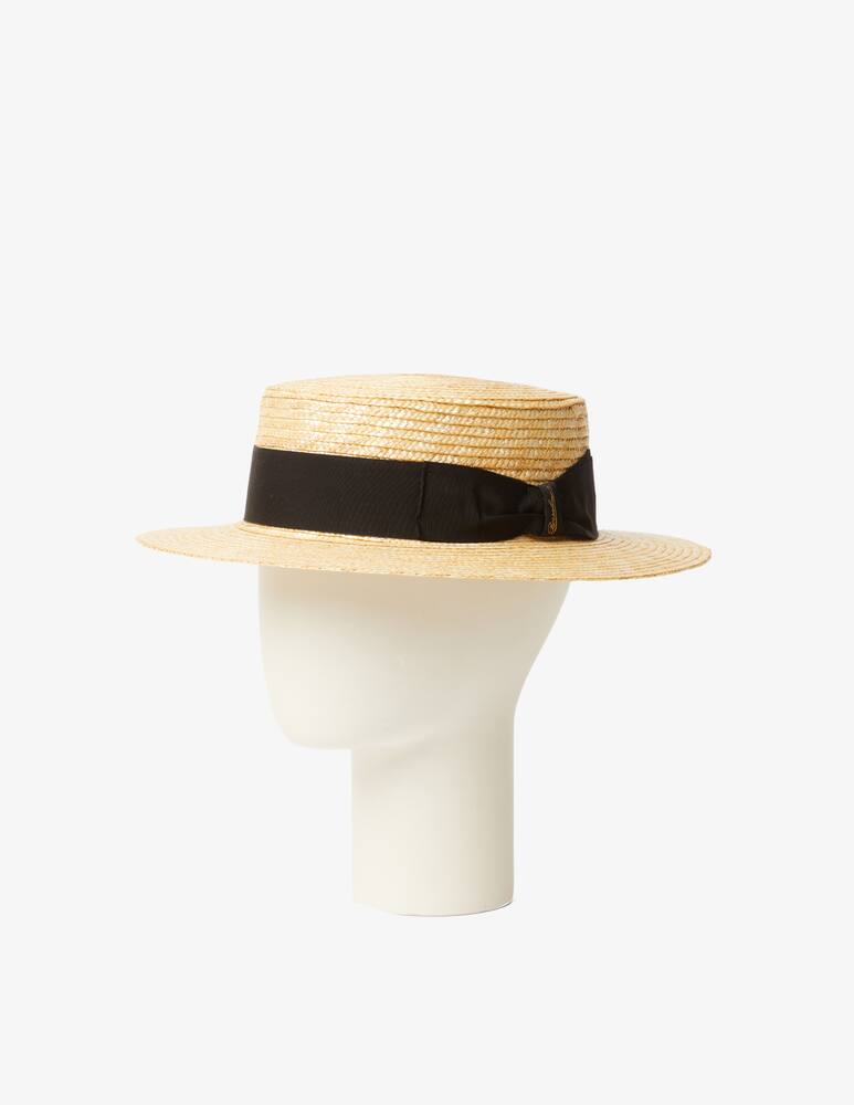 rinascente Borsalino Magiostrina treccia paglia cinta cannete