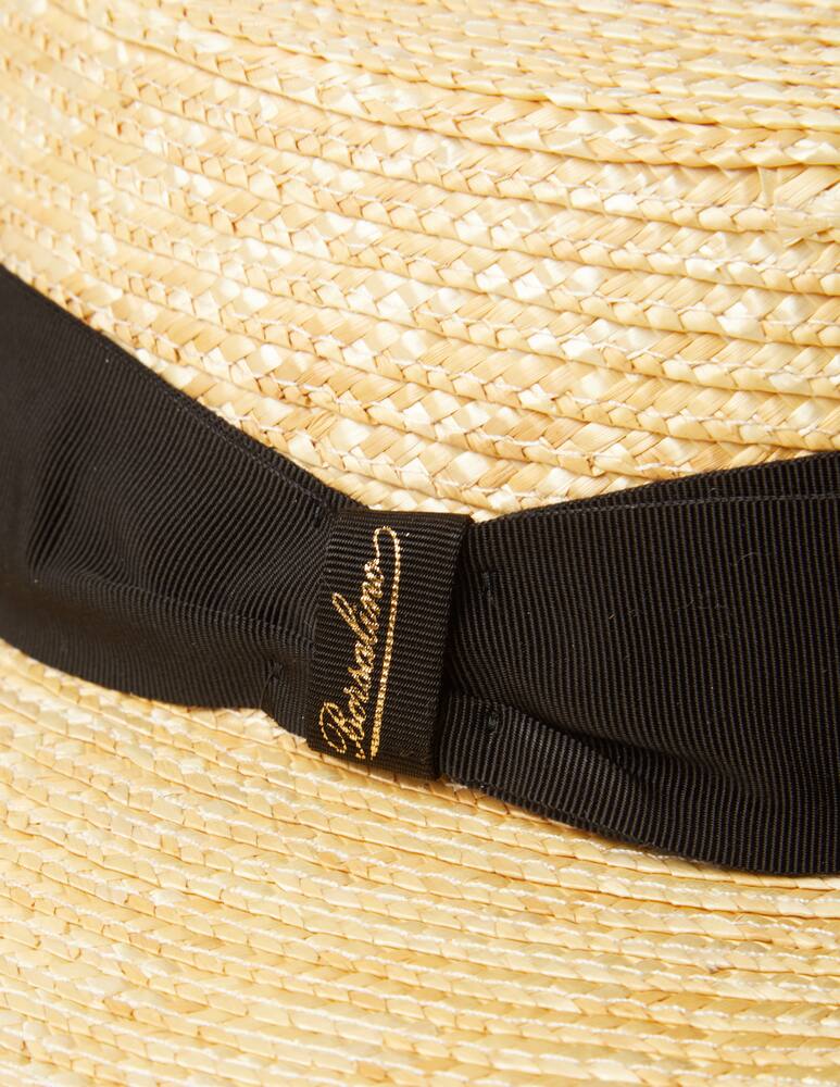 rinascente Borsalino Magiostrina treccia paglia cinta cannete