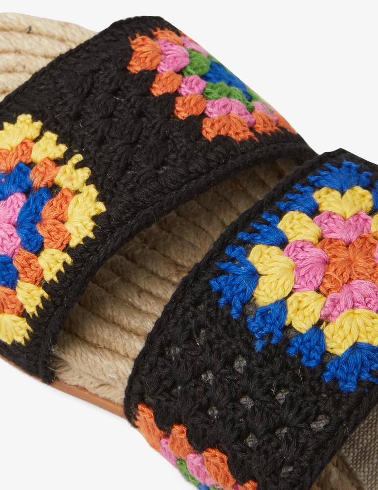 rinascente Manebì Crochet flat sandals