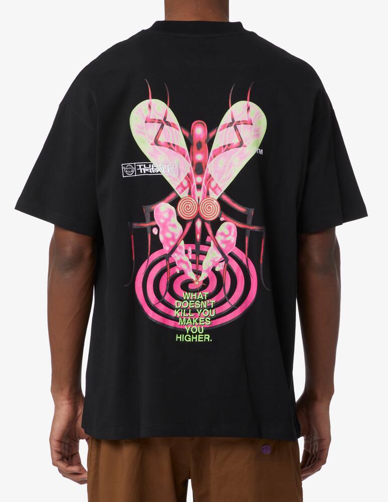 rinascente Funky Maglietta stampa mosquito - Nero