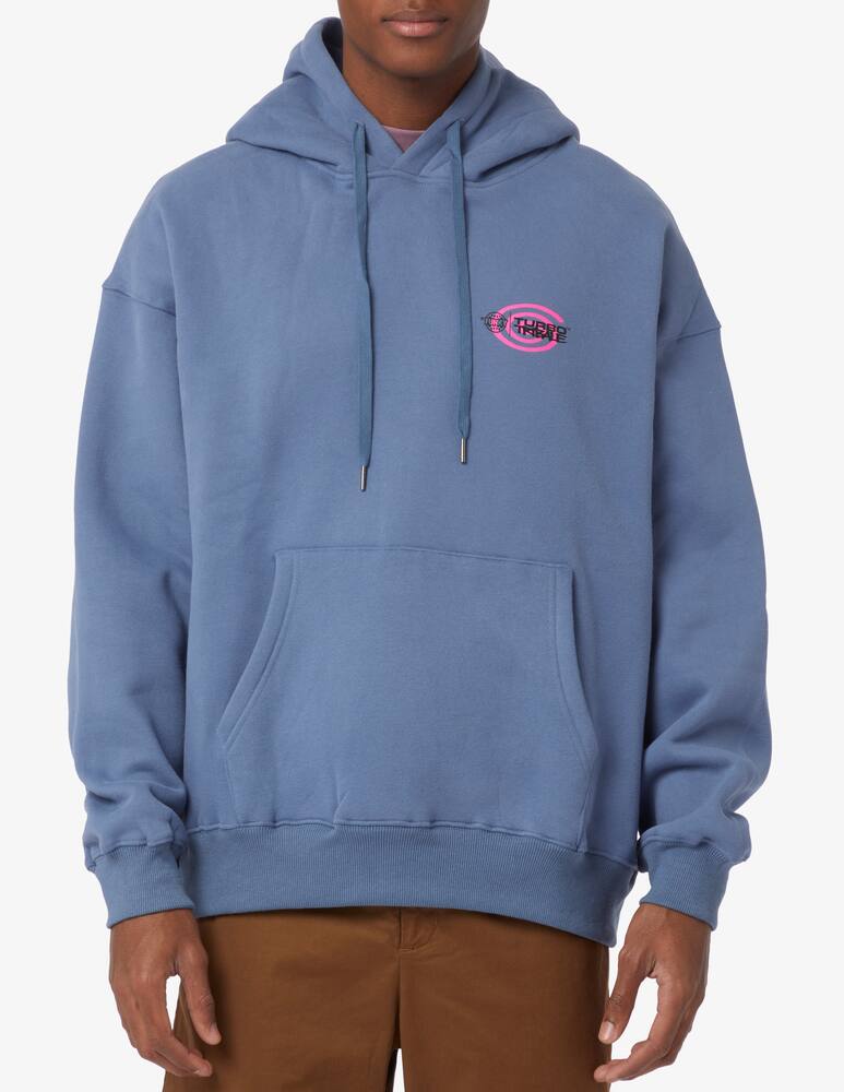 Funky Mosquito print back hoodie - Blue - picture 1 Funky Mosquito print back hoodie - Blue - picture 1
