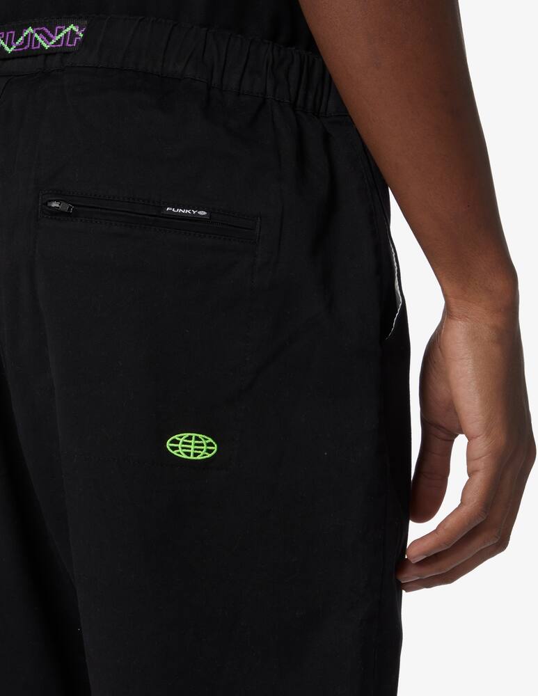 rinascente Funky Cotton trousers - Black