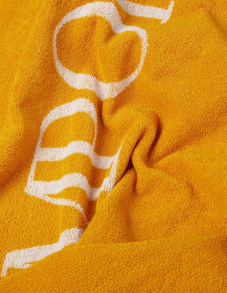 rinascente Emporio Armani Logotape sponge beach towel